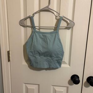 Elegant Teal Crop Top